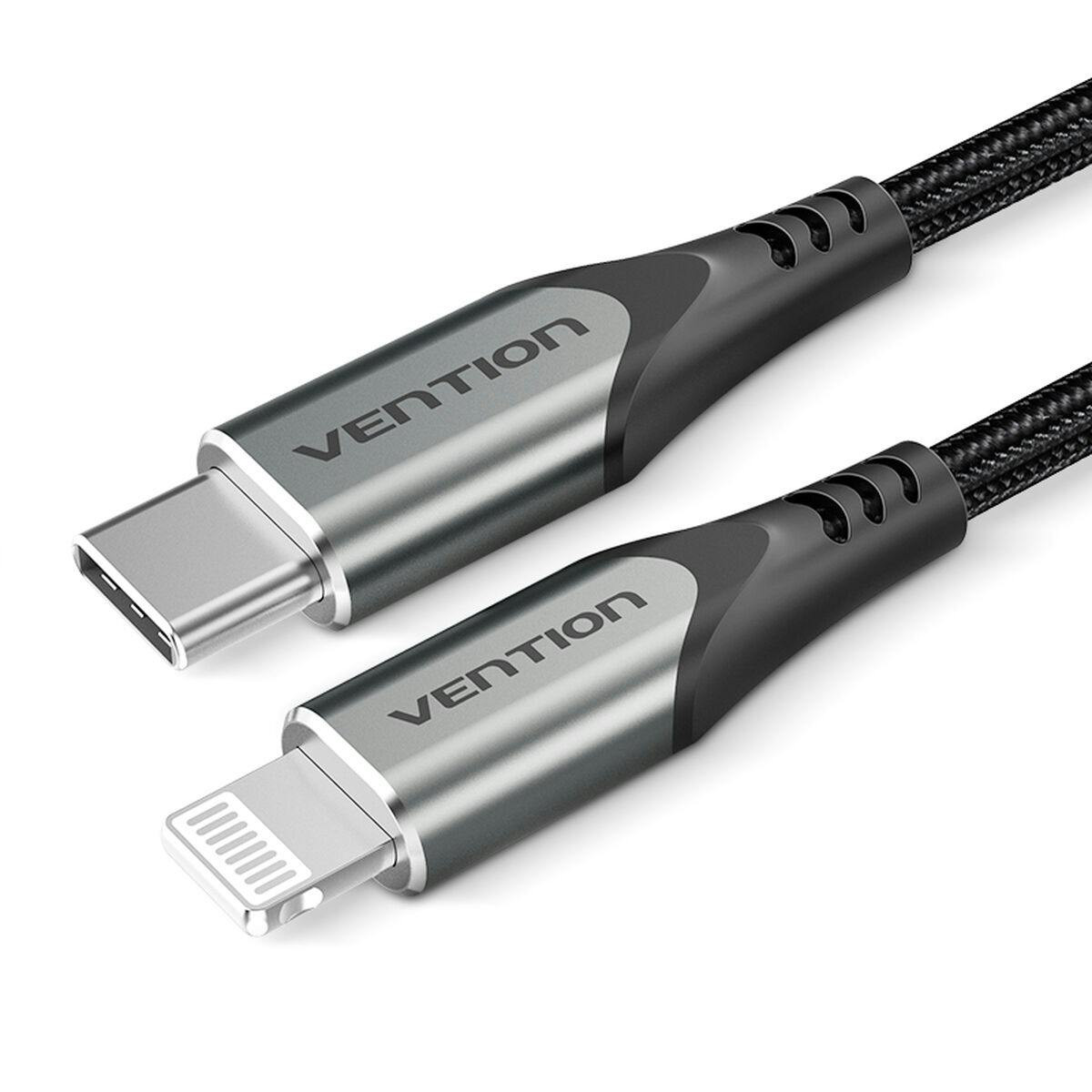 Cabo Lightning Vention TACHF Cinzento 1 m