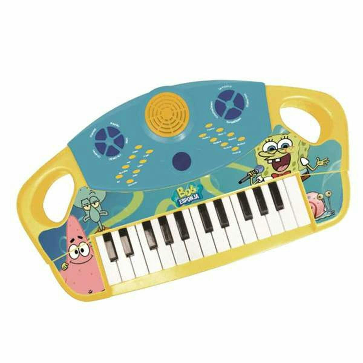Piano de brincar eletrónico Spongebob 25 teclas