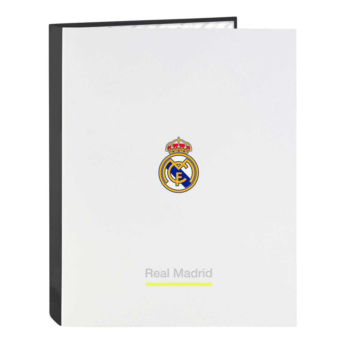 Pasta com Argolas Real Madrid C.F. Branco A4