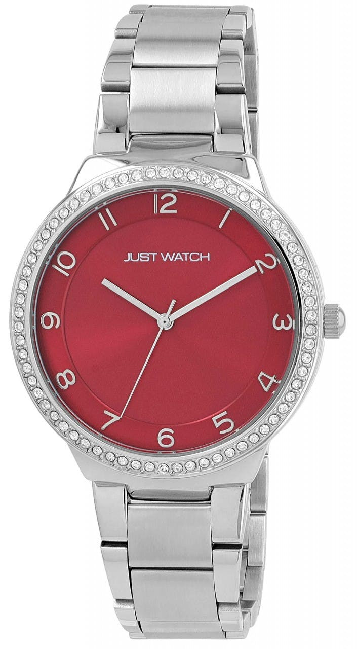 Relógio Just® "Airi" Mulher com Bracelete Prateada em Aço Inoxidável – JW10247