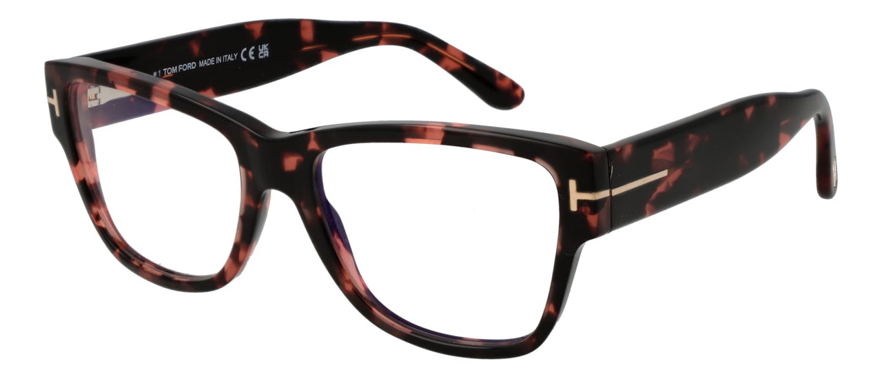 Tom Ford® Armação Óptica com Lentes Filtro-Azul FT5878-B 056 55