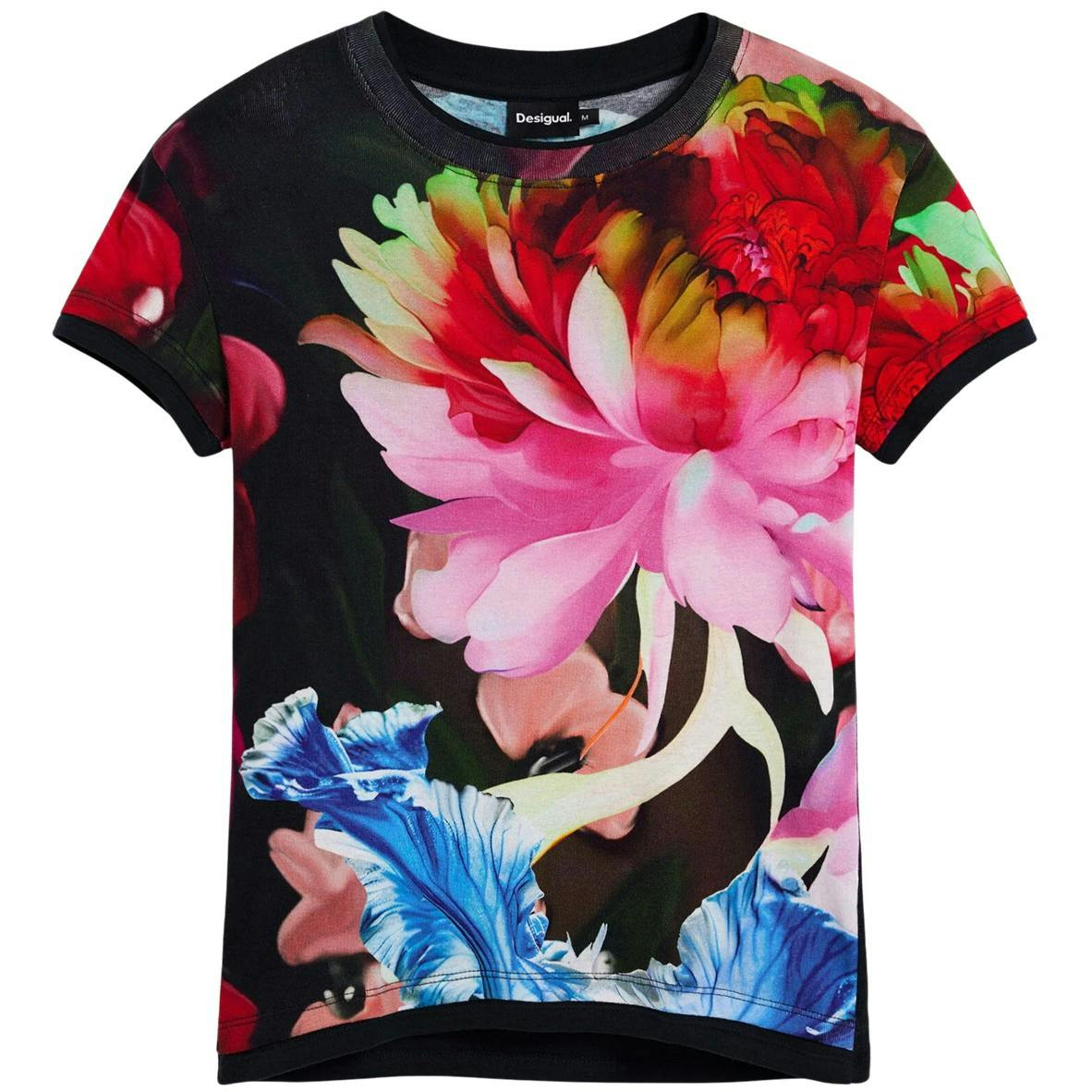 Desigual® T-Shirt Floral de Mulher 26SWTK49 - S