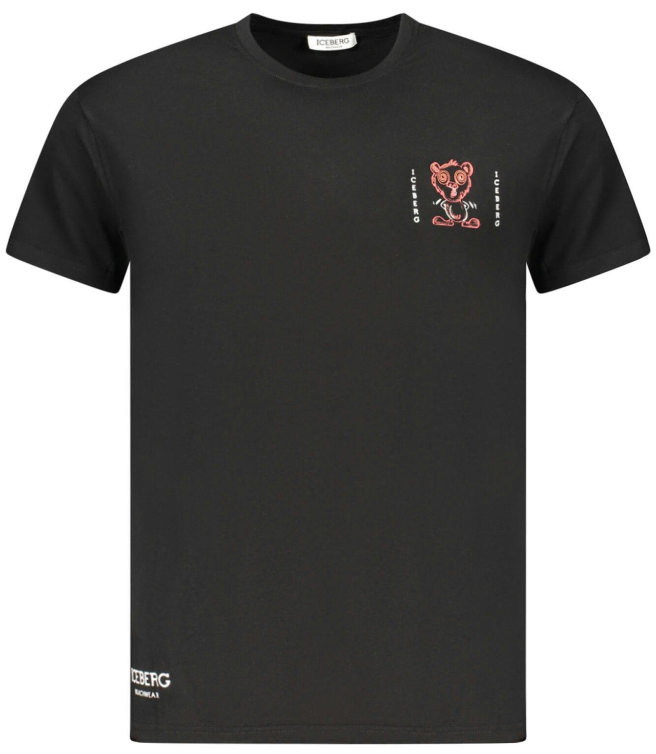 Iceberg ®T-Shirt Preta de Homem ICE25MTS02 - 2XL