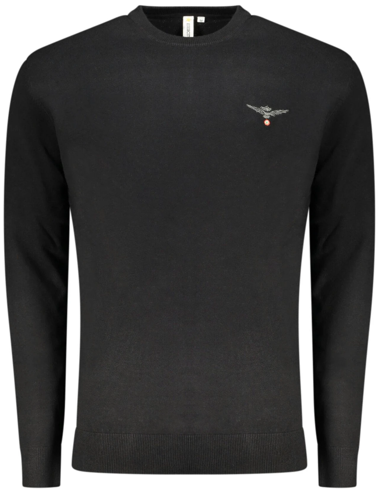 Accademia Militare® Suéter Preta de Homem S6S661 - 3XL