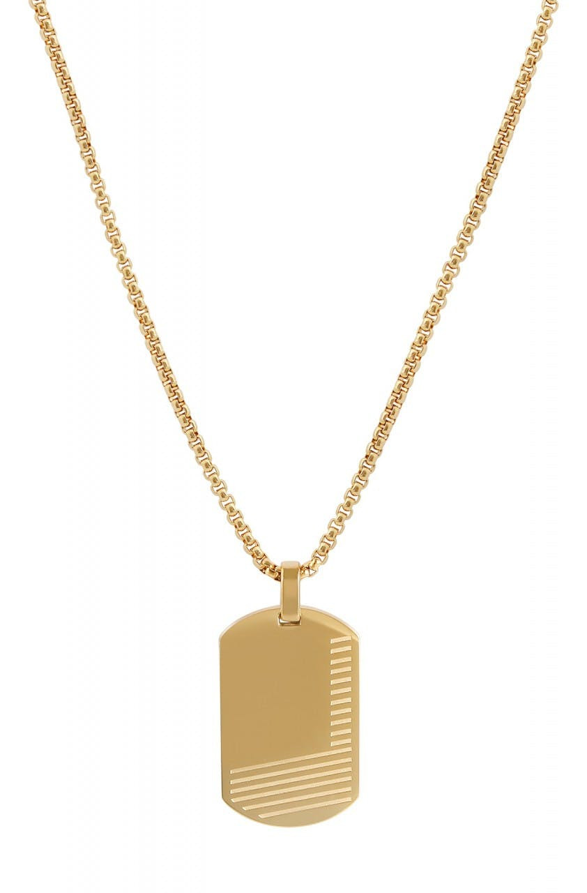 Akzent® Colar Dourado em Aço Inoxidável - 0397
