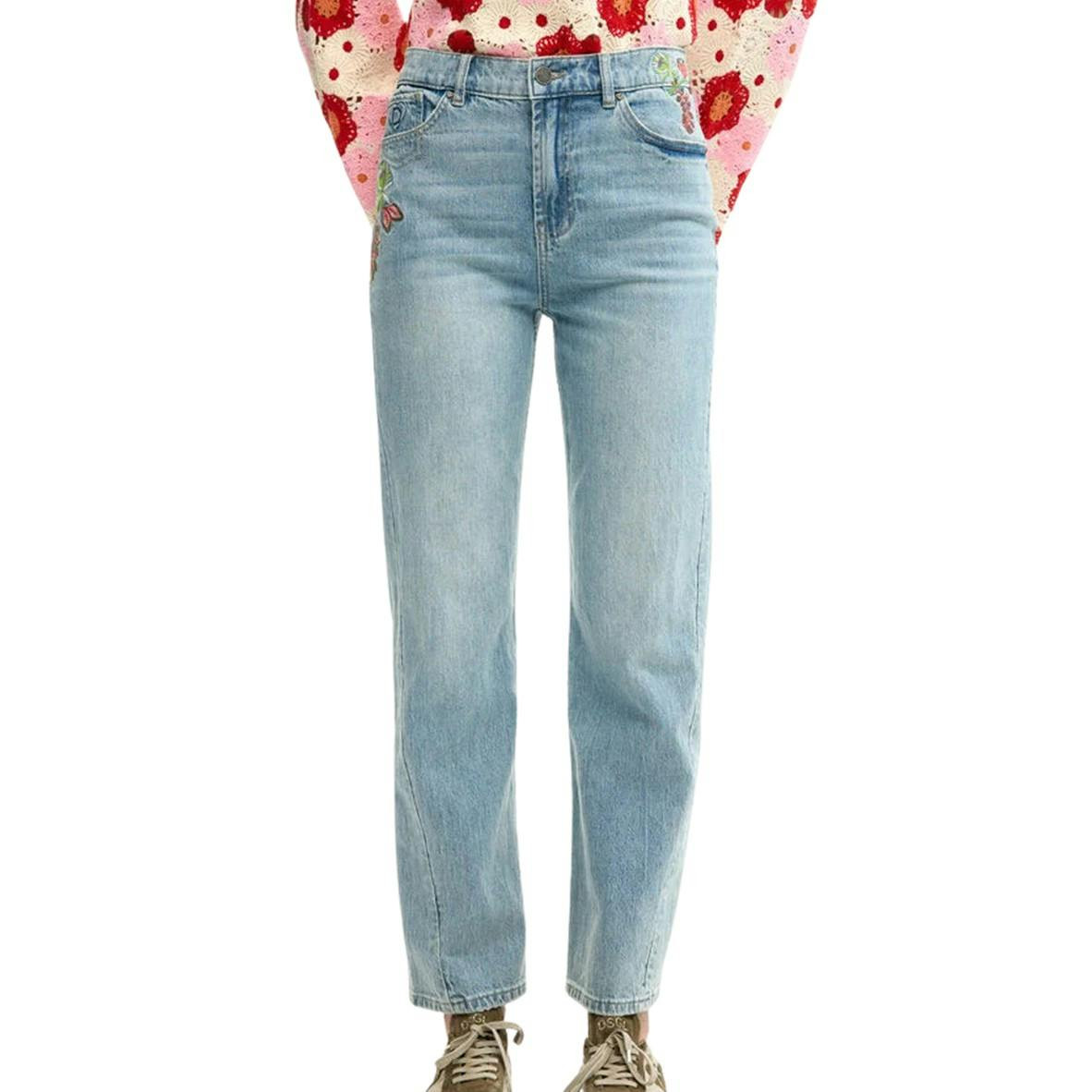 Desigual® Calça de Ganga Mulher 26SWDD30 - 36