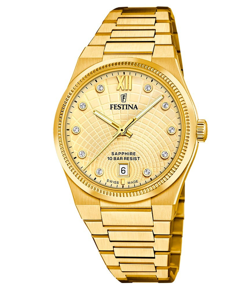 Relógio Festina® Swiss Made Rivé F20058/2