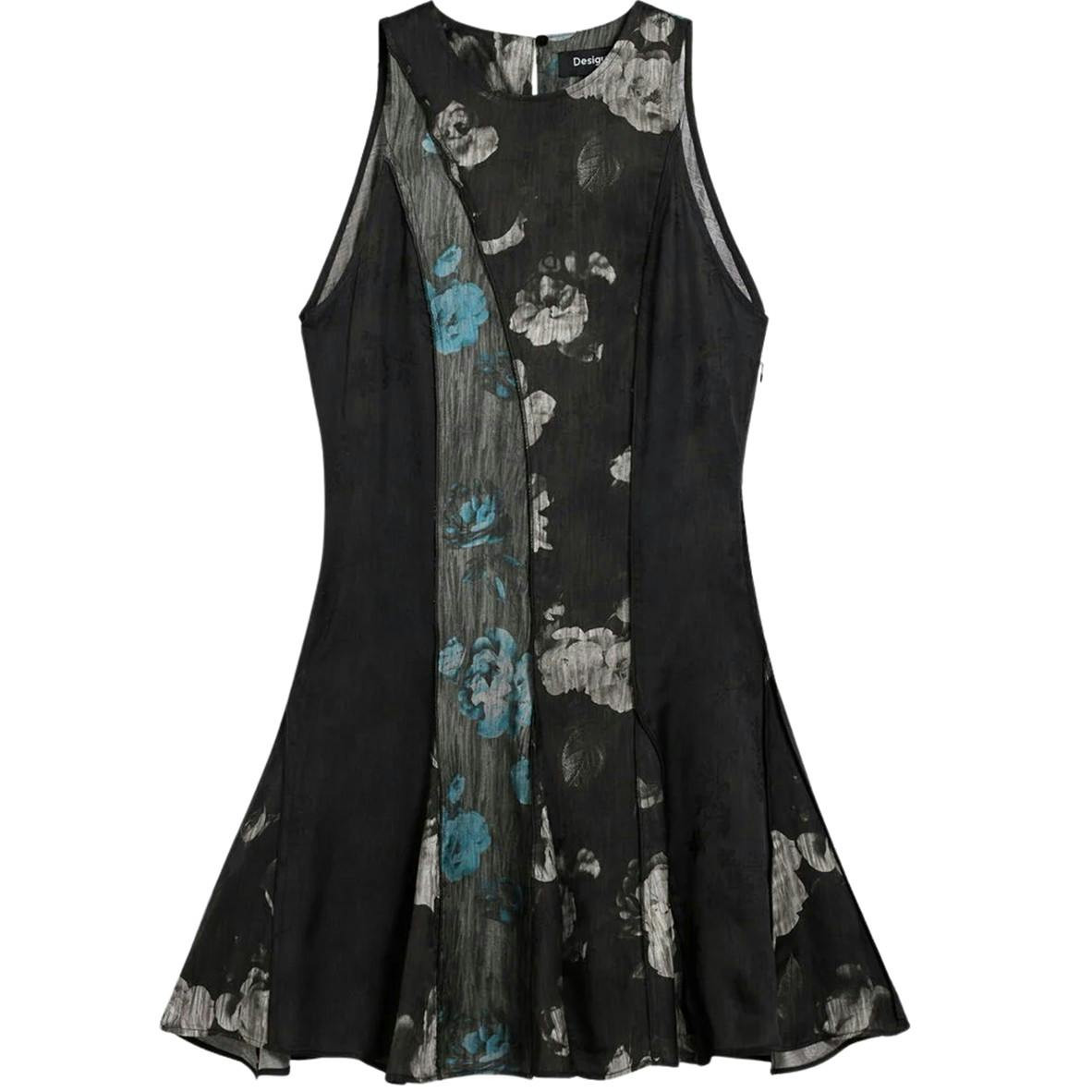 Desigual® Vestido Preto de Mulher 26SWVW31 - XS