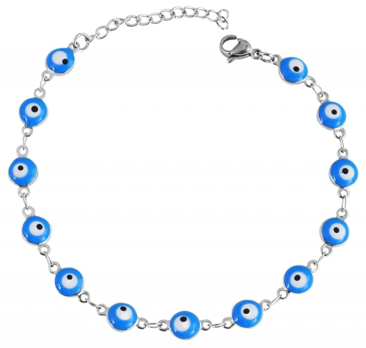 Akzent® Pulseira Mau Olhado em Aço Inoxidável 5030276