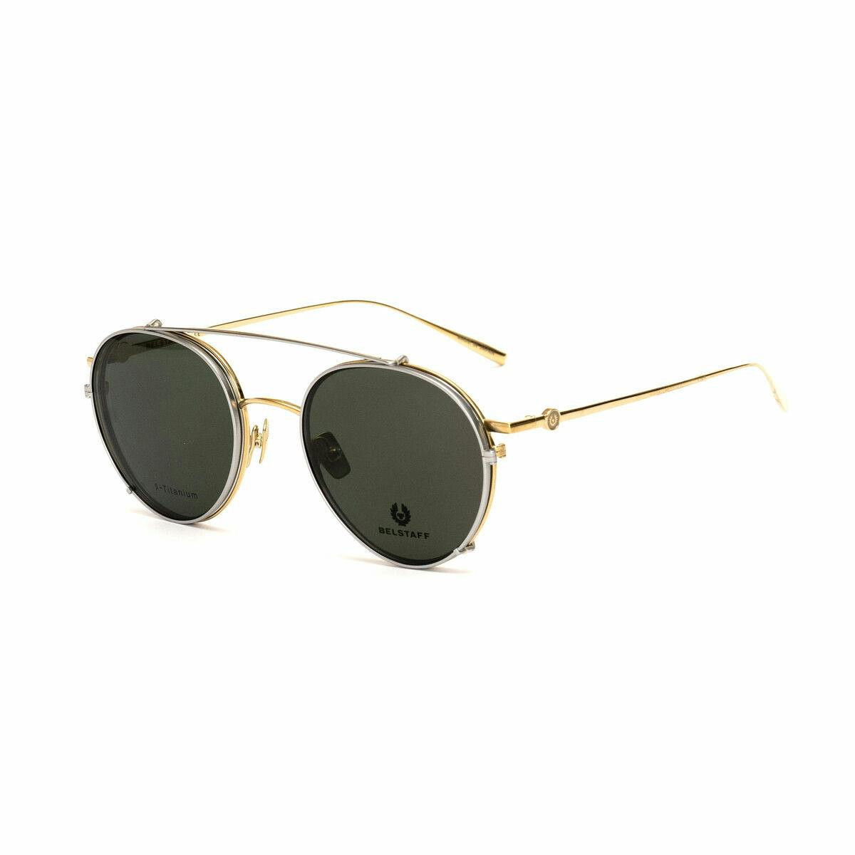 Belstaff® Armação de Óculos + Óculos de Sol JAGGED-CLIP-ON-DORADO-GRIS Clip On