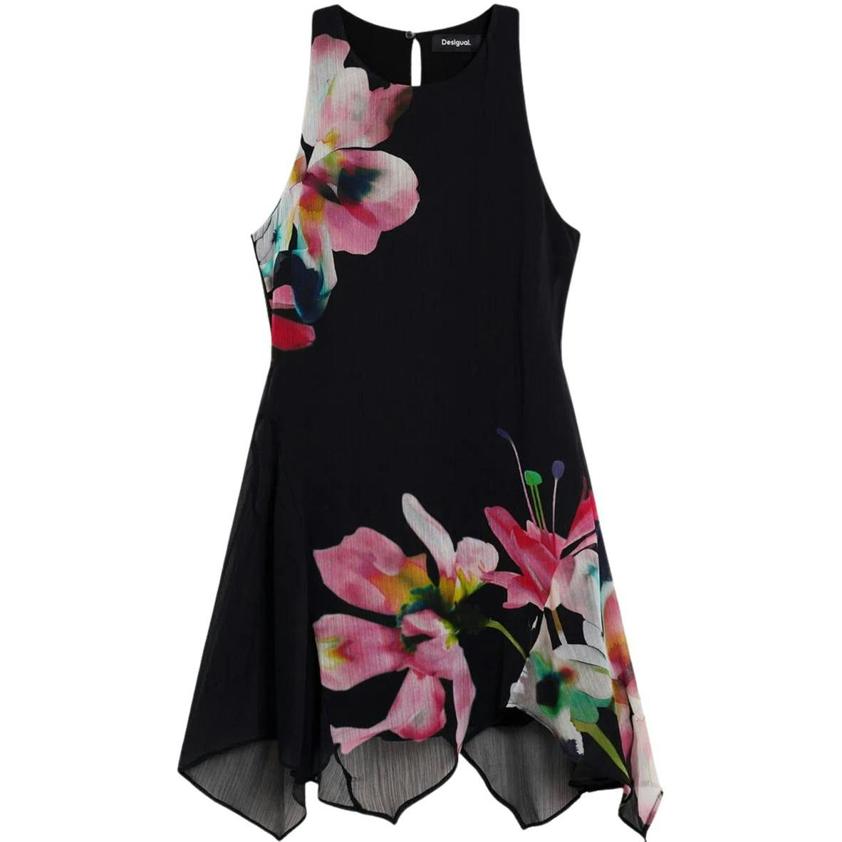 Desigual® Vestido Preto de Mulher 26SWVW46 - XS
