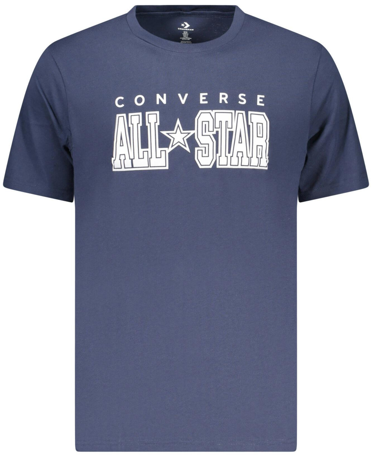 Converse® T-Shirt Azul Marinho de Homem CVM5T163 - XS