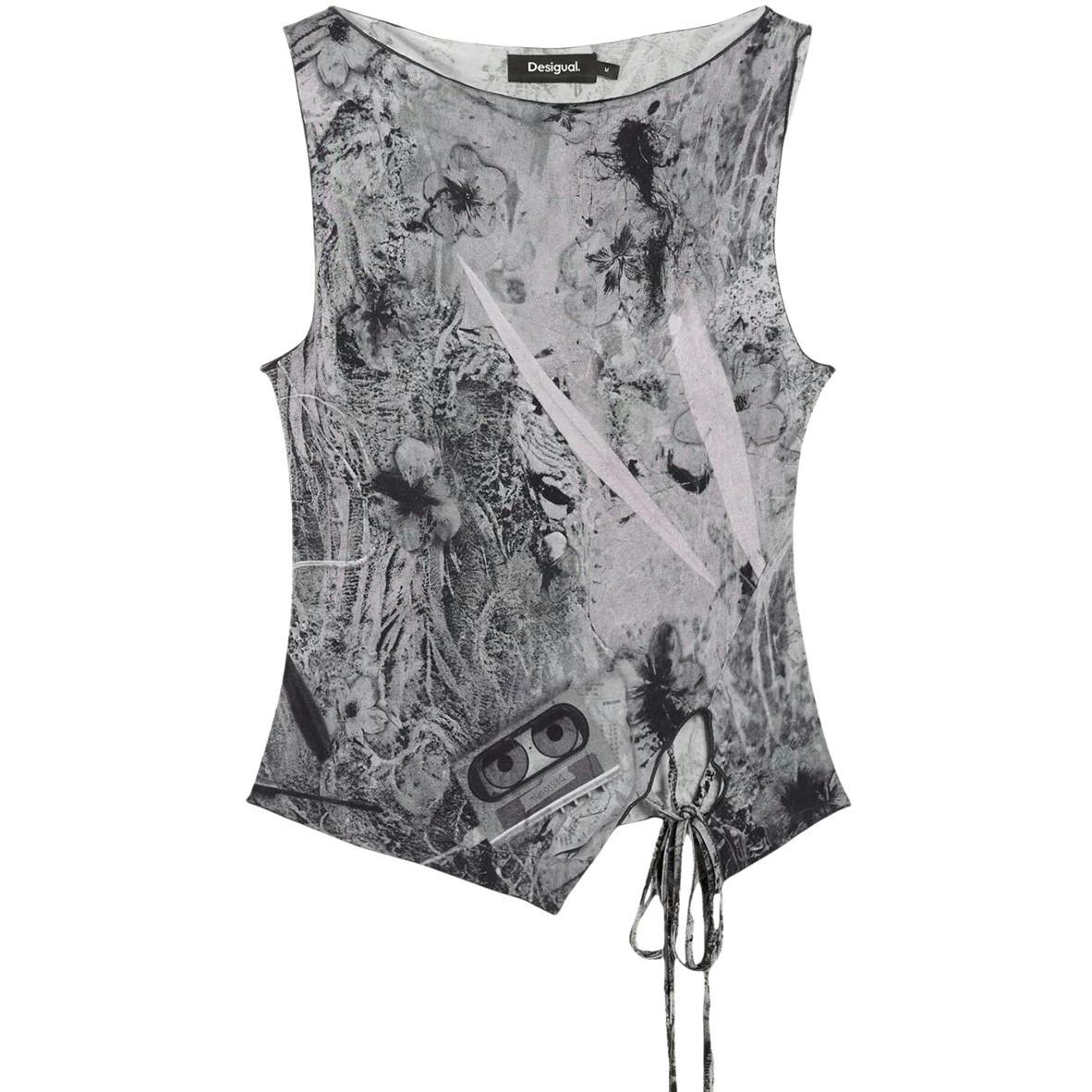 Desigual® Camisola Preta Cabeada de Mulher 26SWTK12 - M