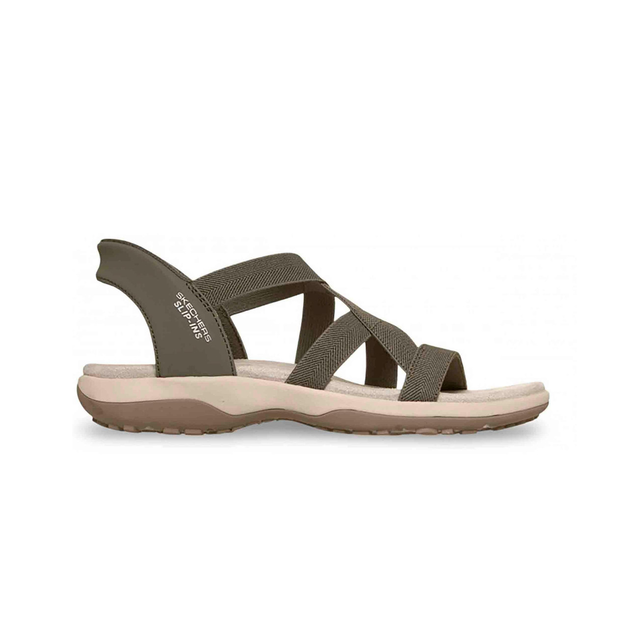 Slip-ins Reggae Slim sandália stretch flex em tiras elásticas