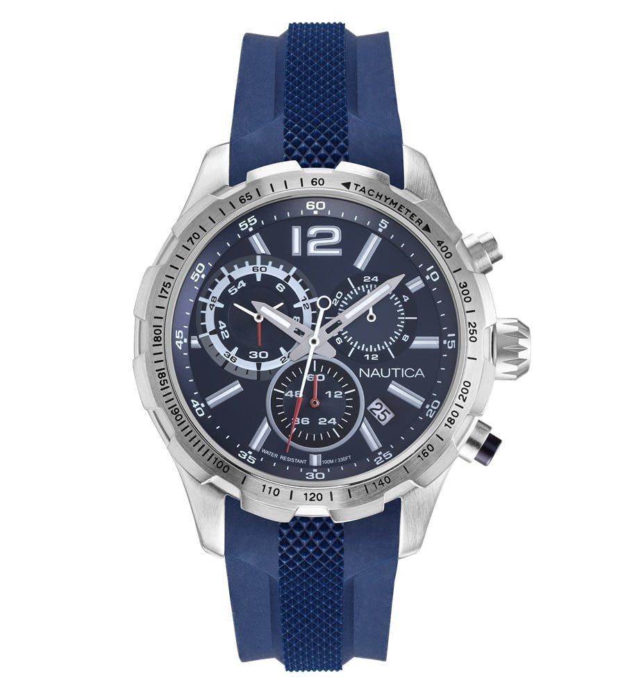 Relógio Nautica® Long Beach Chrono Set NAPLECR02