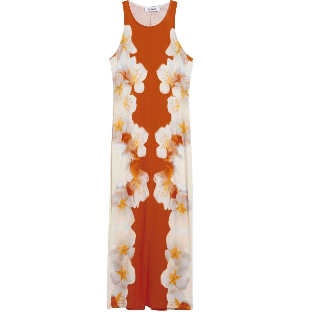 Desigual® Vestido Laranja de Mulher 26SWVK37 - M