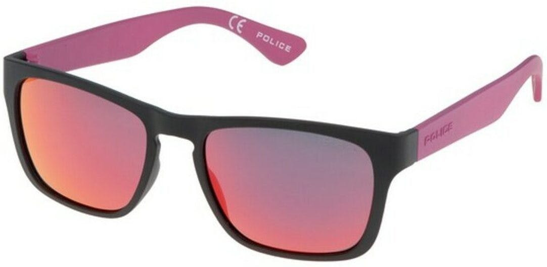 Óculos de sol unissexo Police aramado injetado policarbonato lentes 54 mm filtro solar classe 2