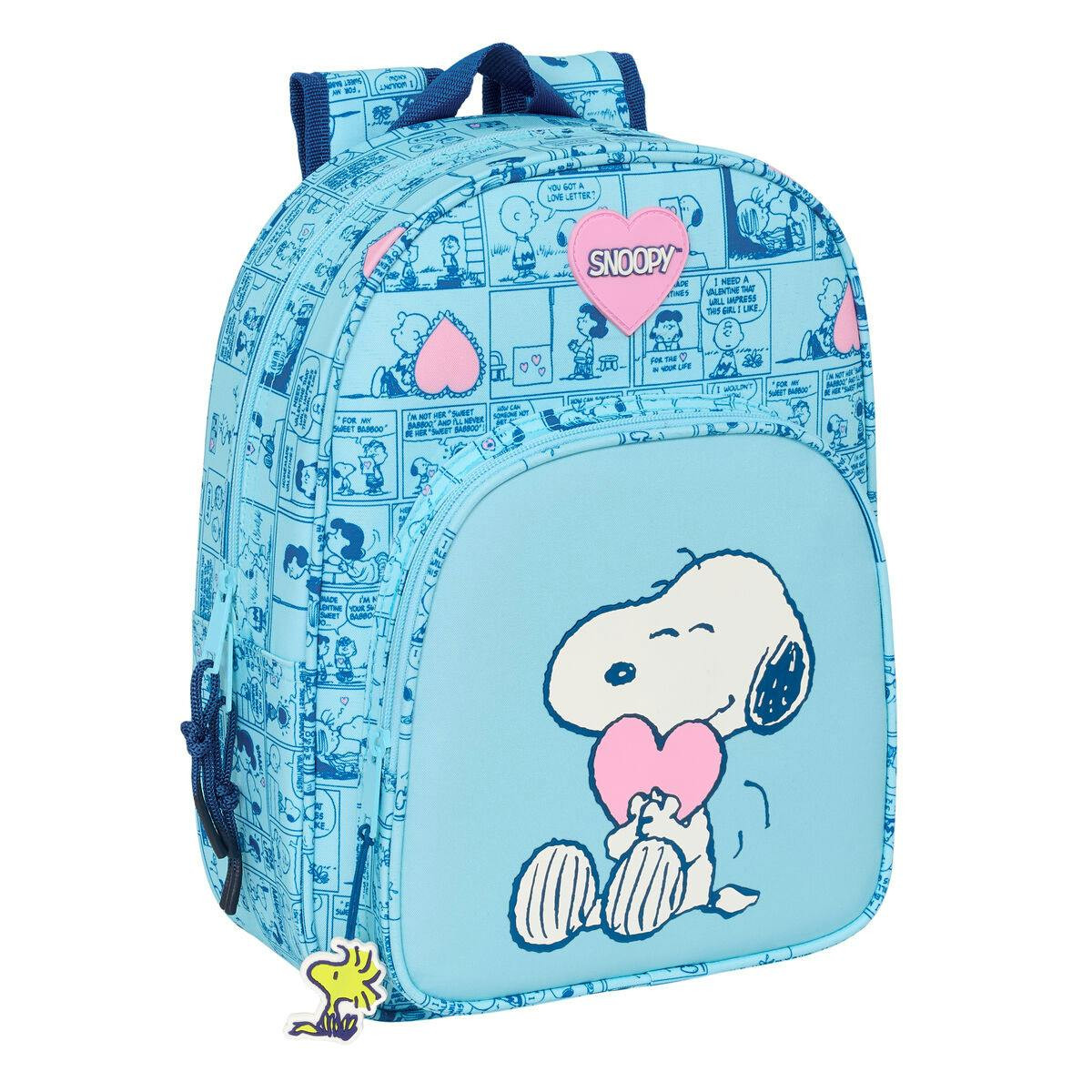Mochila Escolar Snoopy Love 26 x 34 x 11 cm