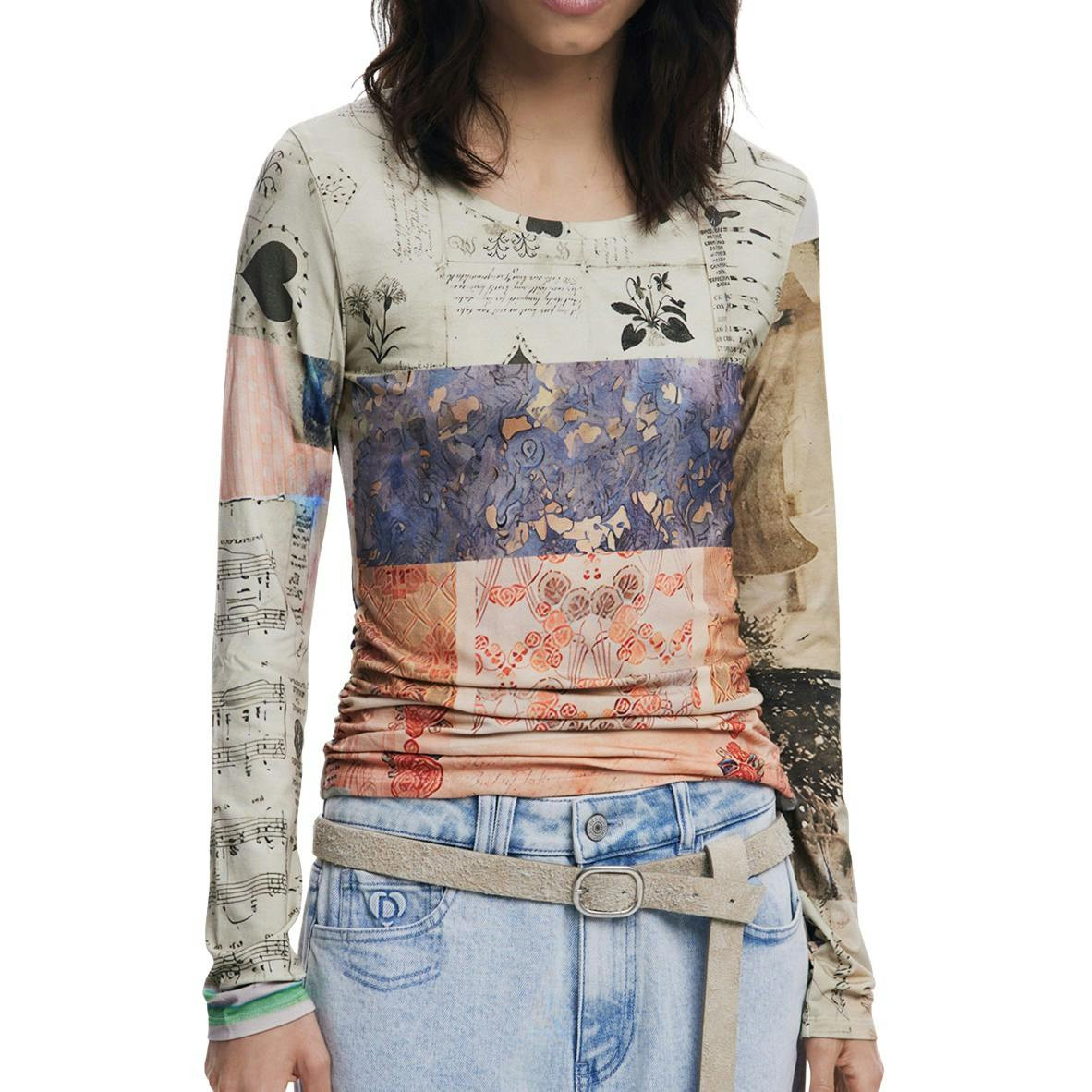 Desigual® Suéter com Padrão de Mulher 25WWTK33 - XS