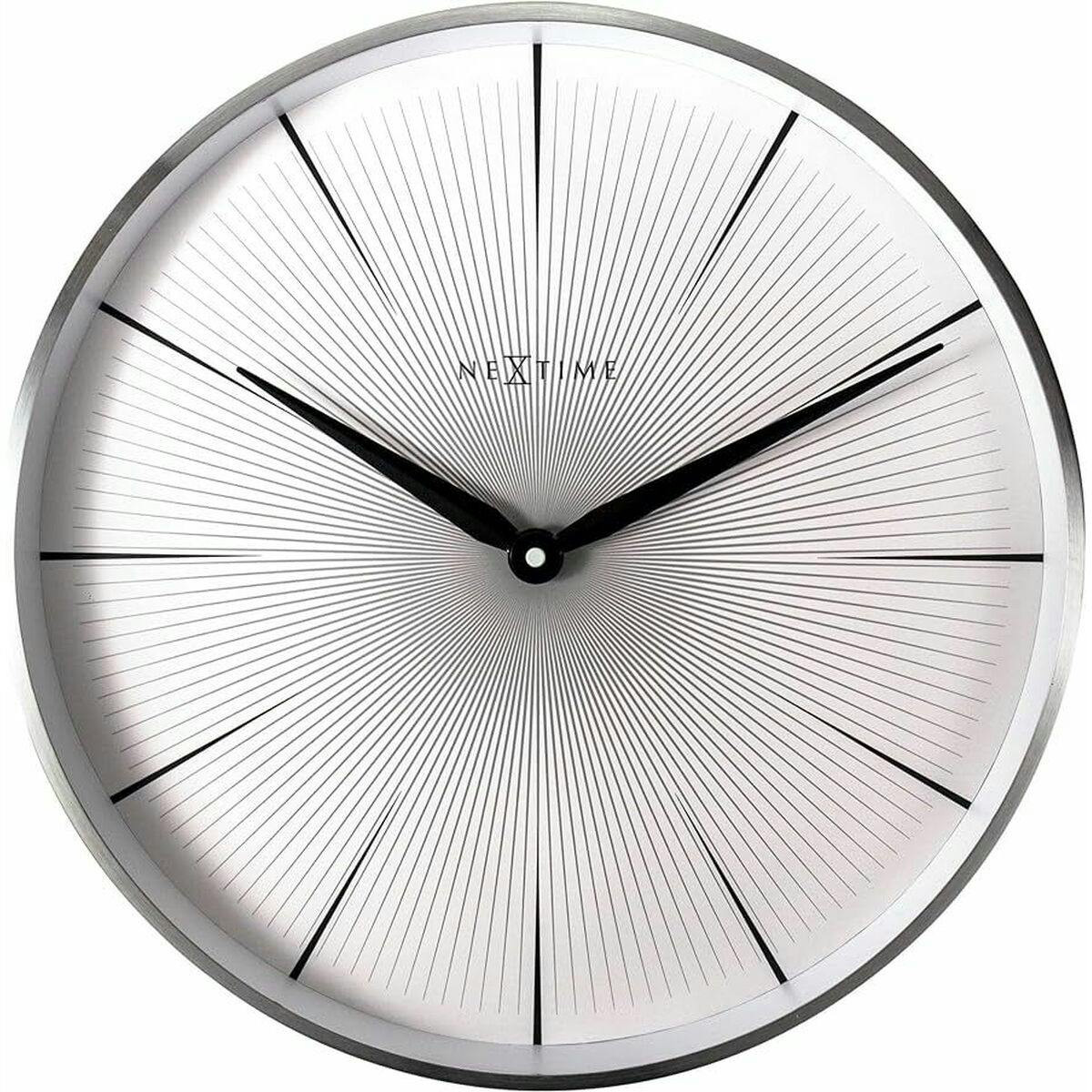 Relógio de Parede NEXTIME 3511Wi Branco Moderno
