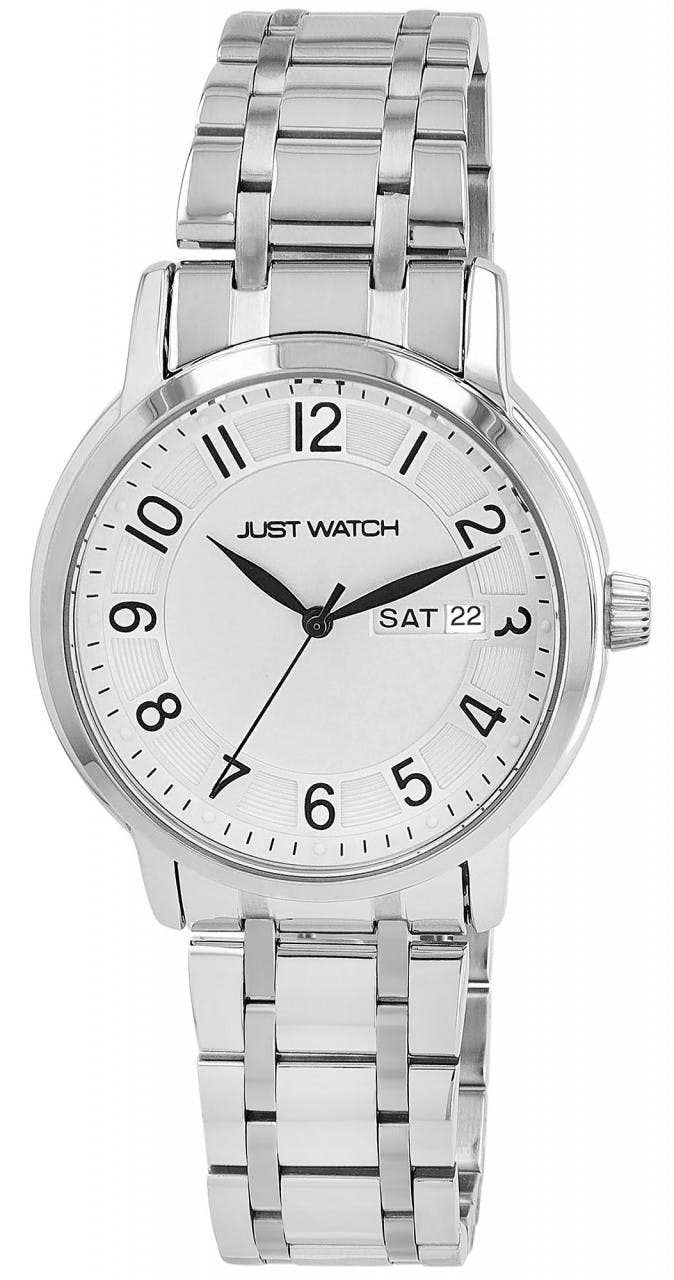 Relógio Just® Homem com Bracelete em Aço Inoxidável Prateado JW20188 - JW20188-001