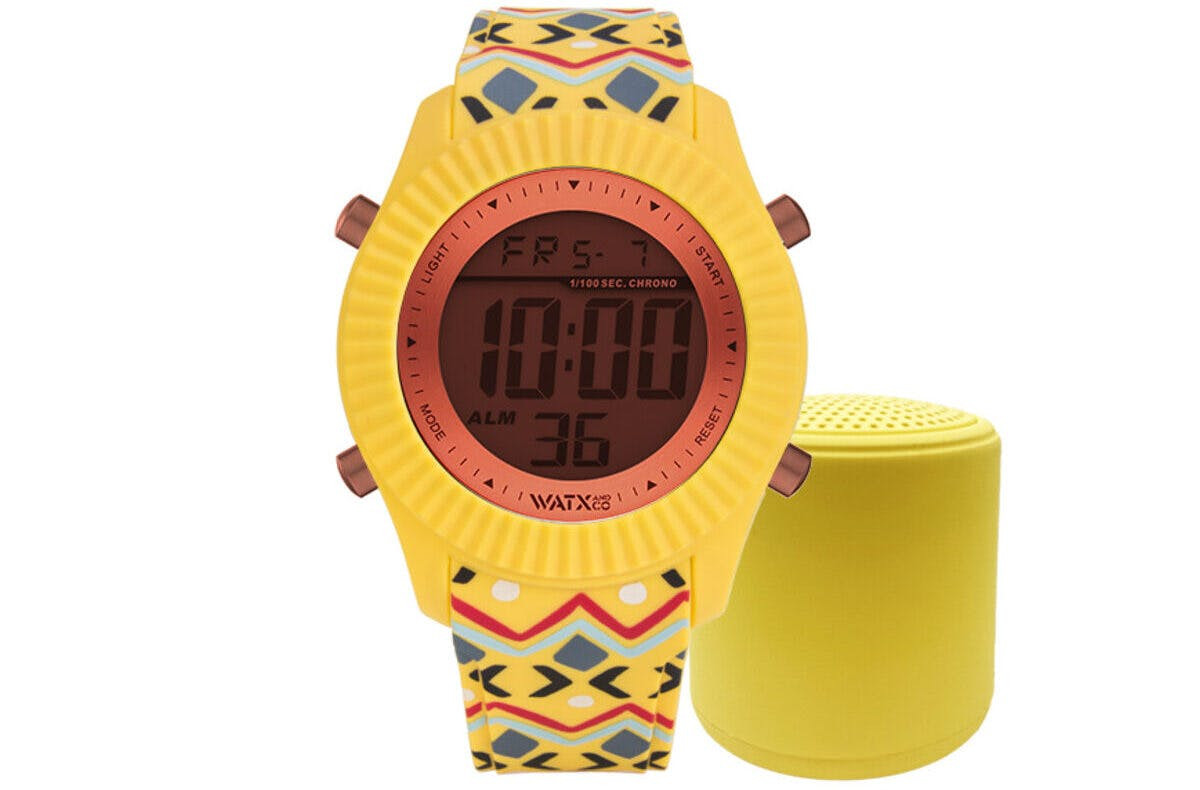 Relógio feminino analógico Watx & Colors 43 mm