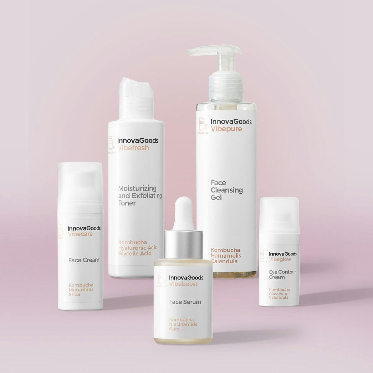 Pack de Rotina Facial Kombucha InnovaGoods