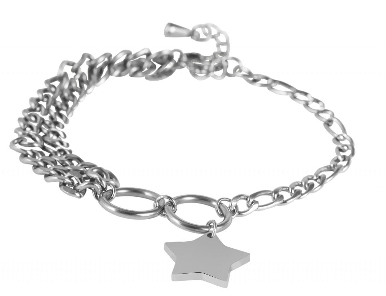 Akzent® Pulseira em Aço Inoxidável - 0538