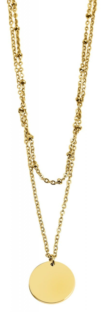 Akzent® Colar Dourado em Aço Inoxidável - 0339