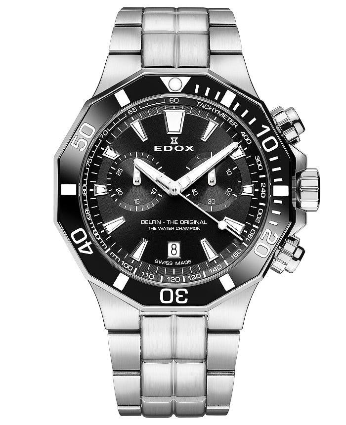 Relógio EDOX Swiss® Delfin The Original Chrono 10112-3NM-NIN