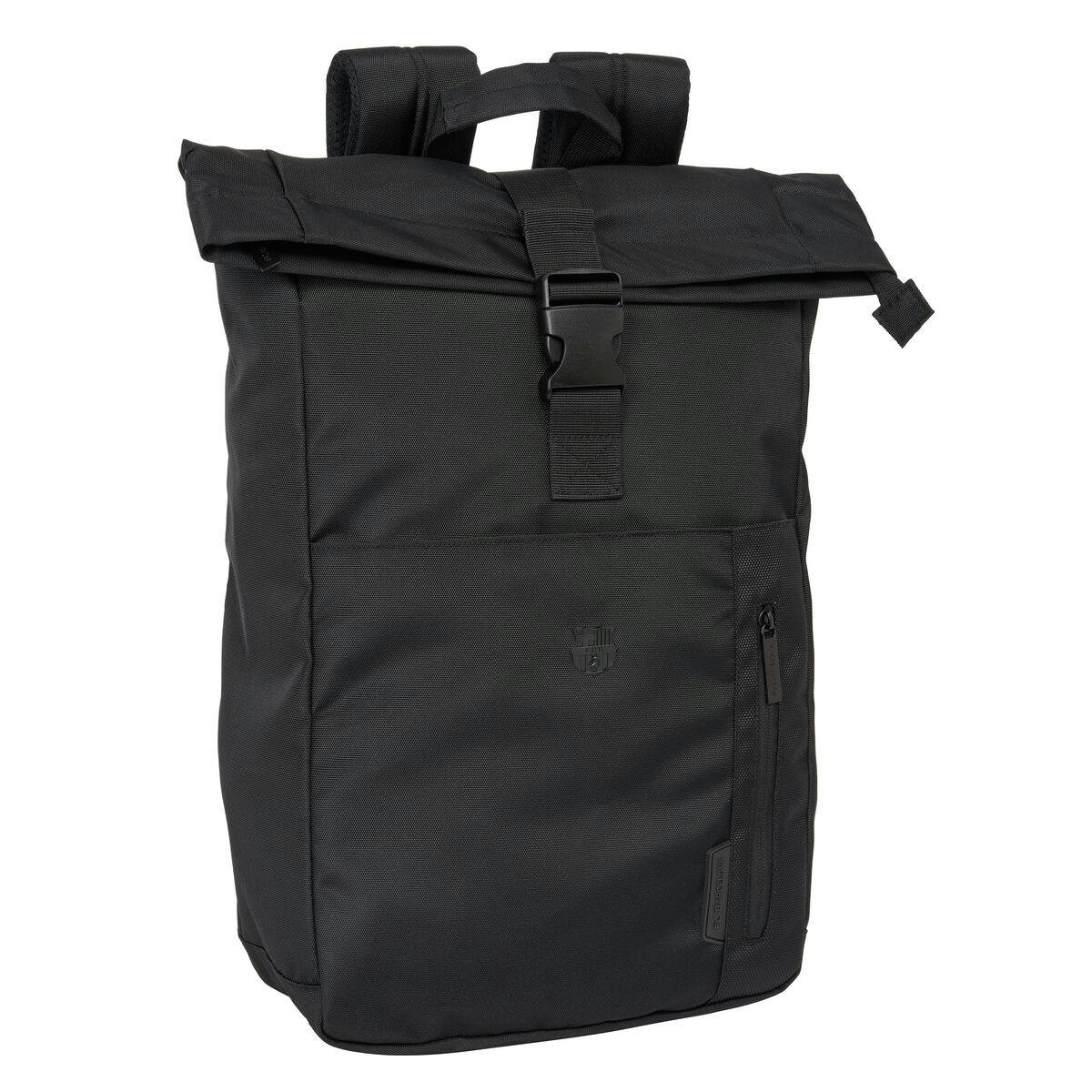 Mochila para portátil premium em nylon 900D com compartimento 15,6'' preto