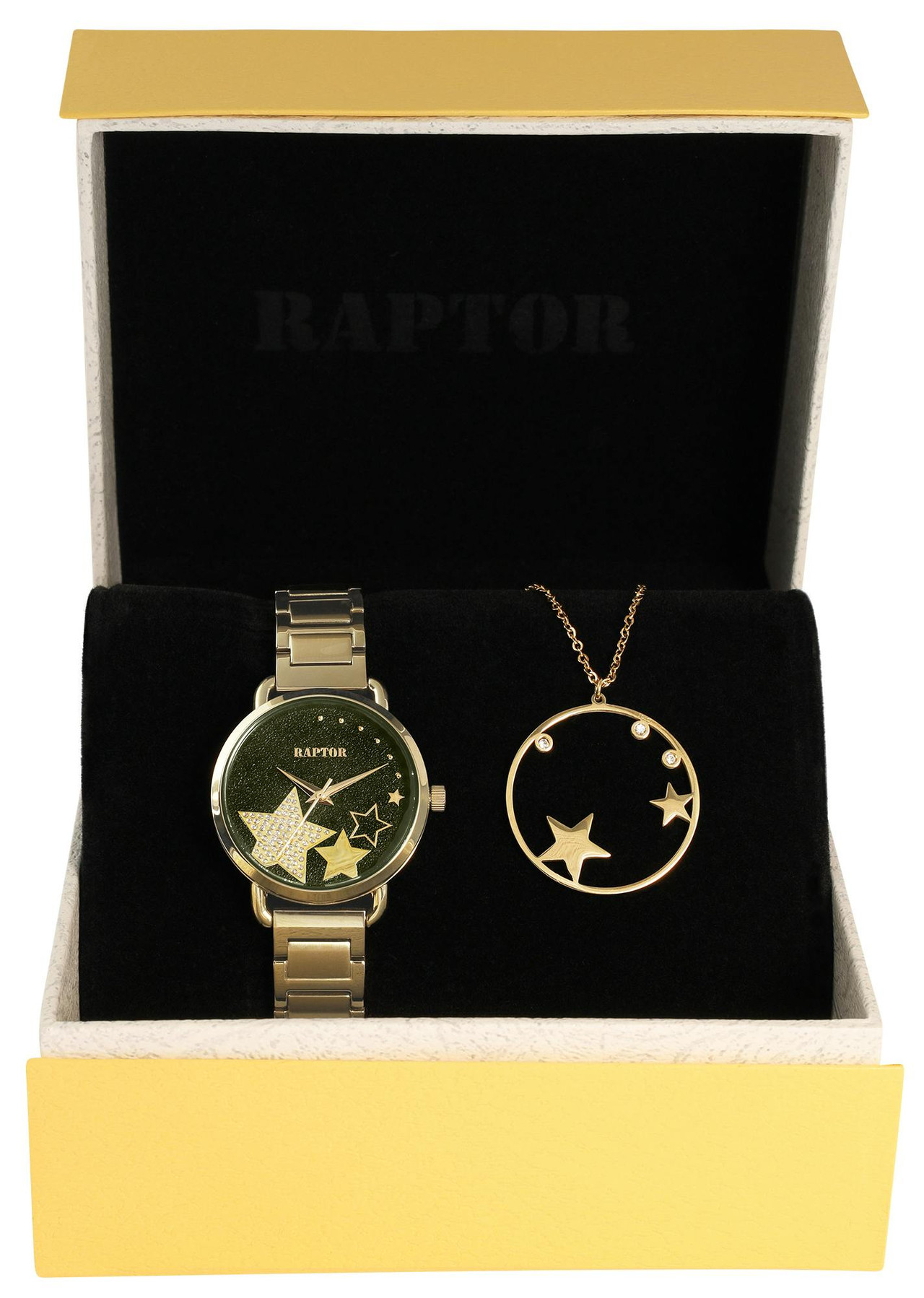 Raptor® Conjunto Relógio + Colar RA10257-005