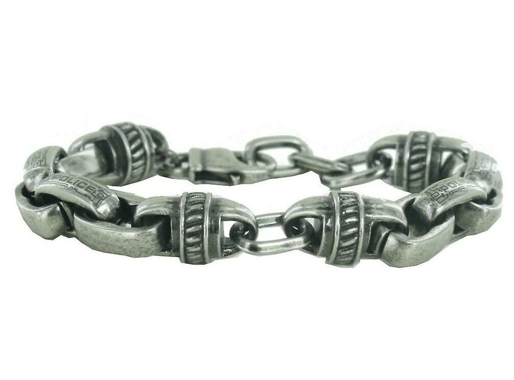 Bracelete masculino Police PJ22257BSB-02 Aço inoxidável
