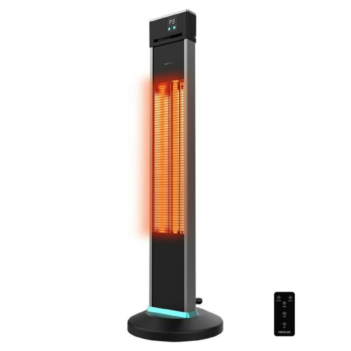 Cecotec - Aquecedor Vertical ReadyWarm Tower Preto 2000 W
