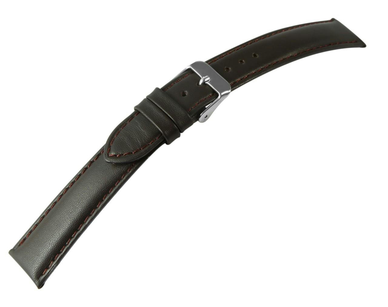 Mestre Artesão® Bracelete de Relógio em Couro Genuíno - 22mm - 0566