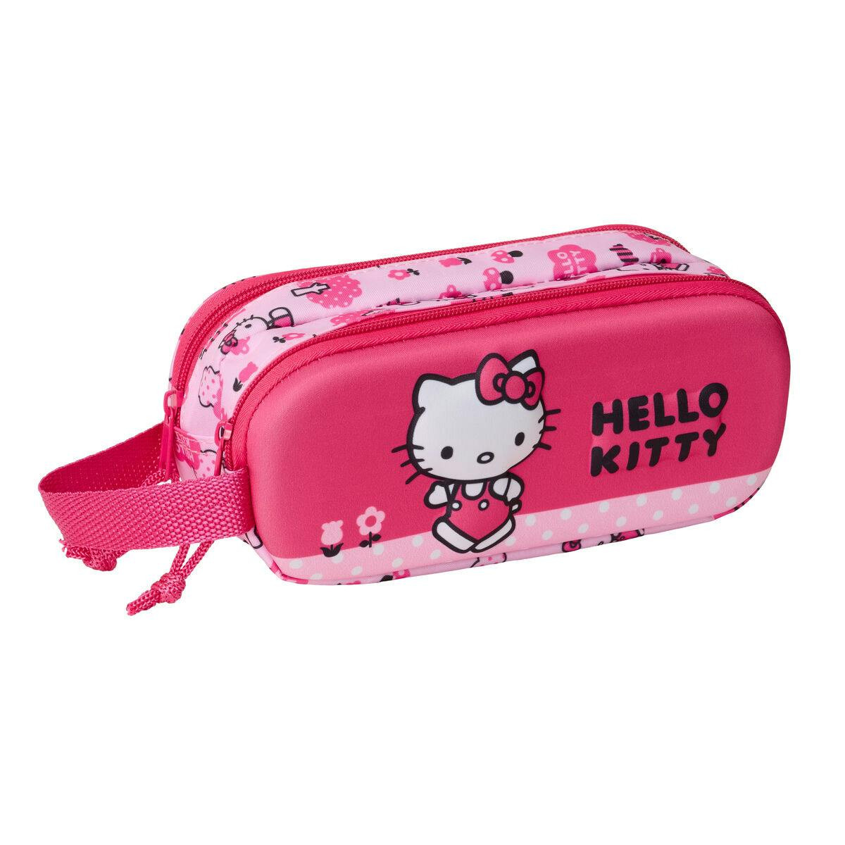 Estojo triplo Hello Kitty em EVA
