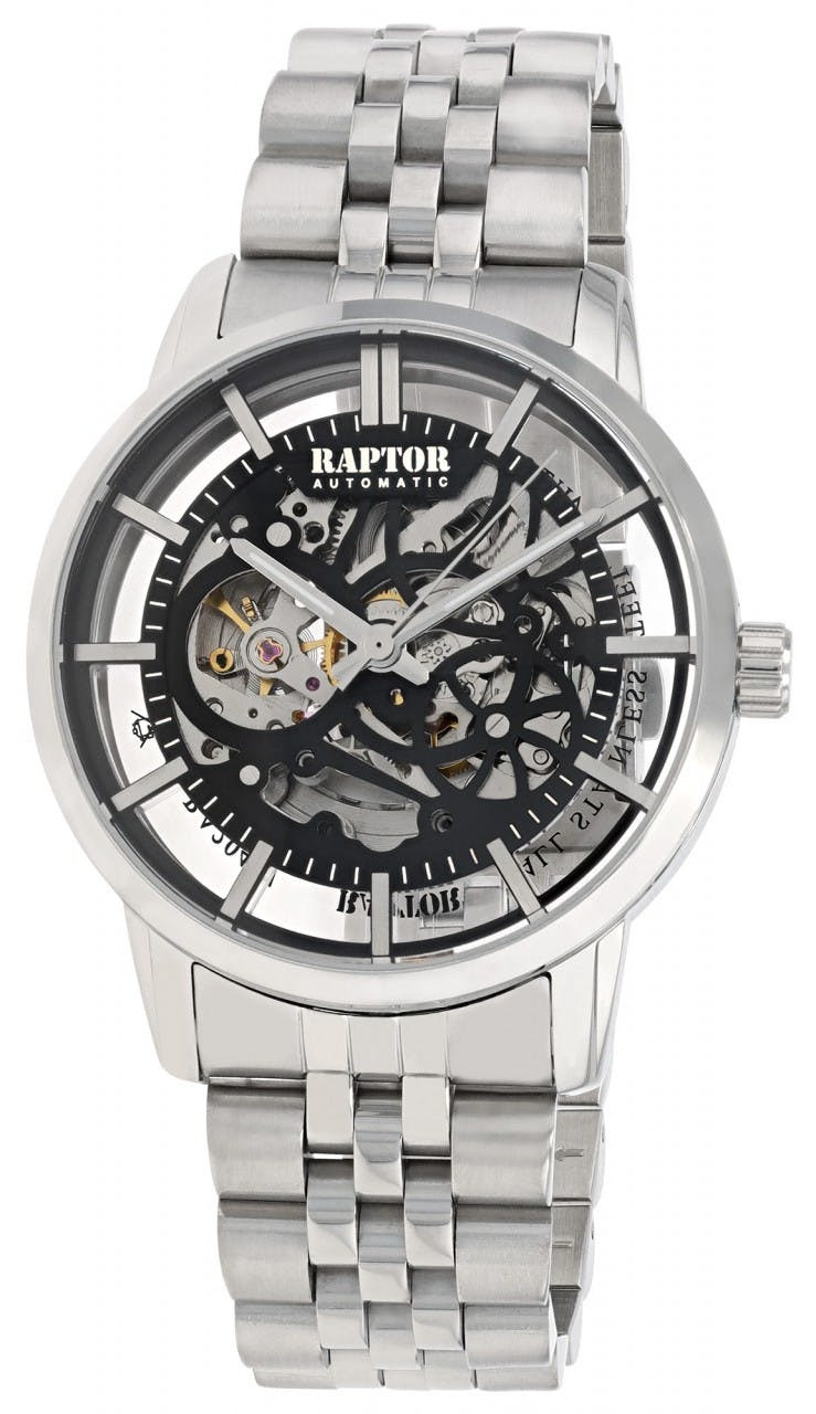 Relógio Raptor® Automático Homem com Bracelete em Aço Inoxidável RA20407