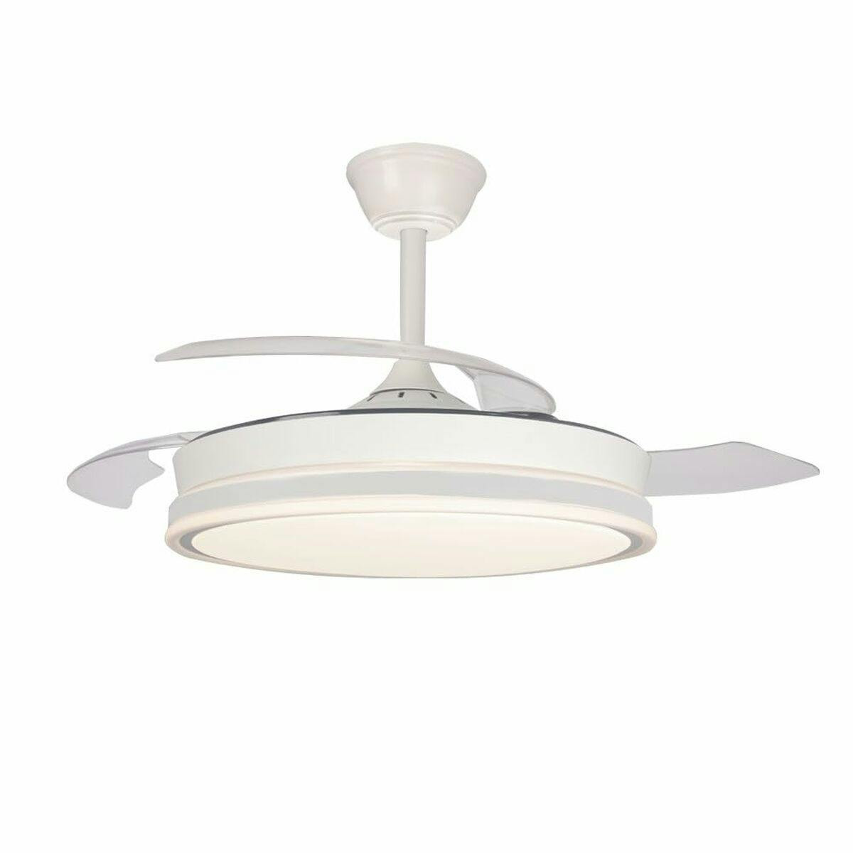 Ventilador de Teto CristalRecord SUPERECO RETRAC 45W MD Transparente
