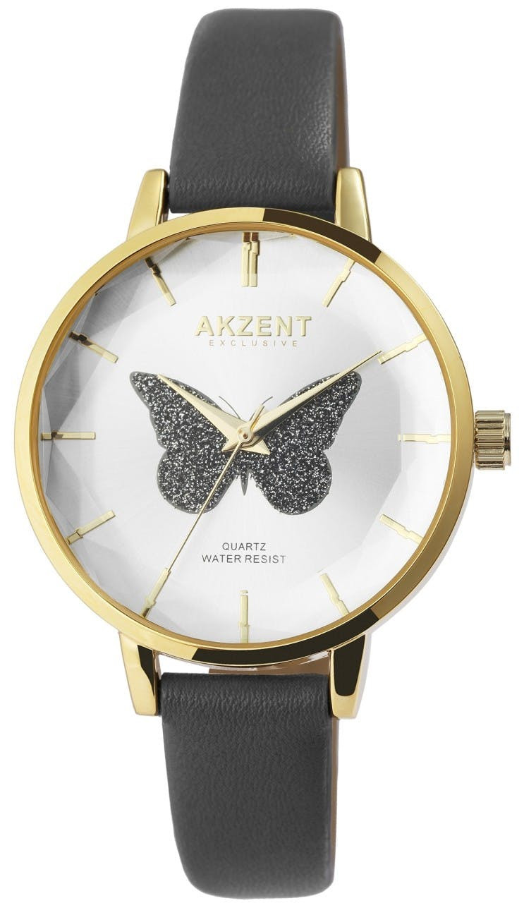 Relógio Akzent® Exclusive Mulher com Bracelete em Pele Sintética - 0250