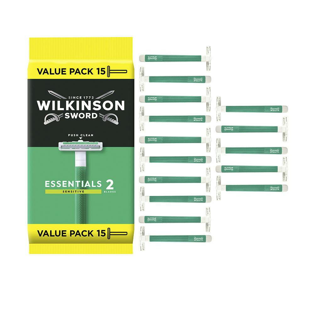 ESSENTIALS 2 SENSITIVE disposable razors 15 units