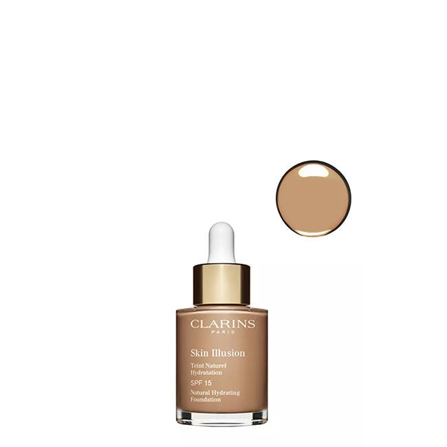 Clarins Skin Illusion SPF15 Hydrating Foundation Color 112 Amber 30ml
