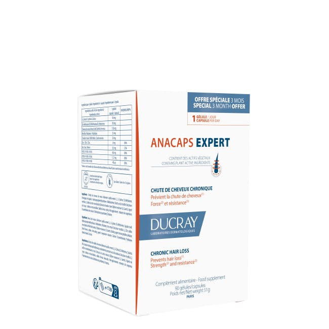 Ducray Anacaps Expert Trio Capsules 3x30