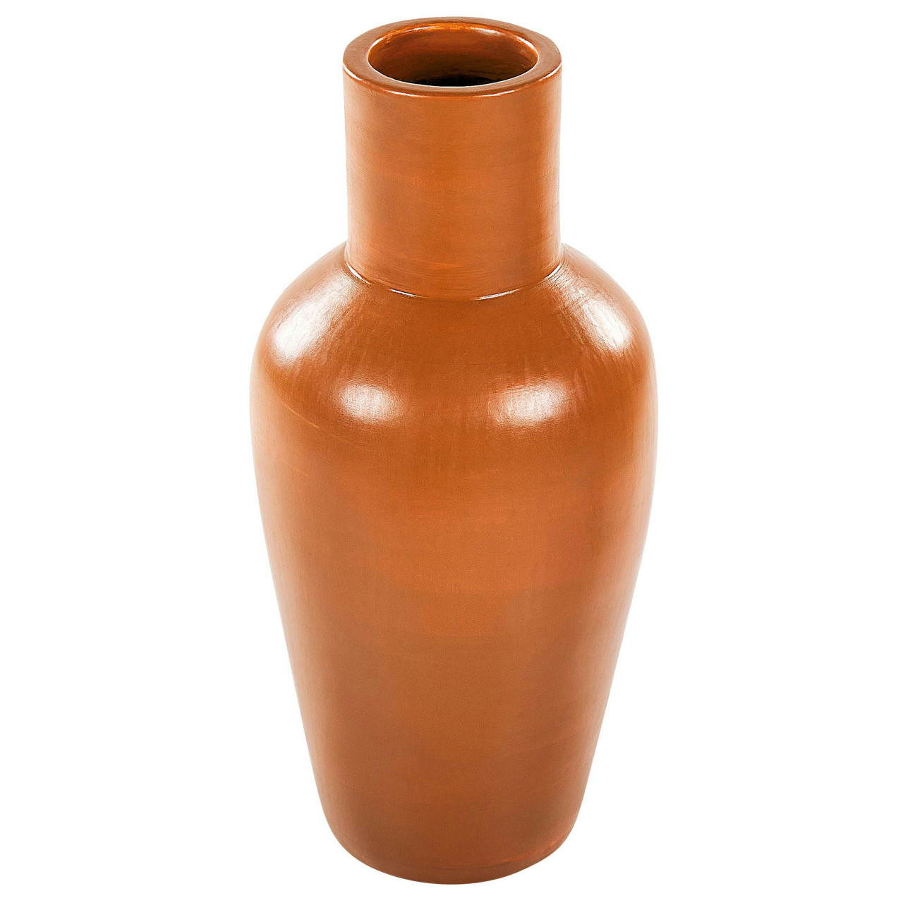 Jarro decorativo Karfi em terracota laranja