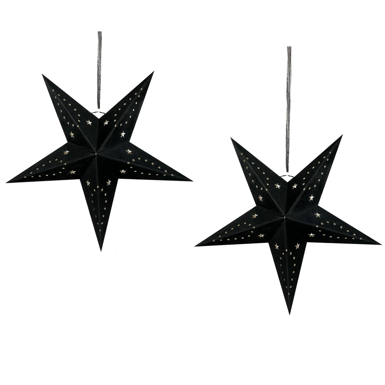 Decoração de parede estrela de papel com LED Motti