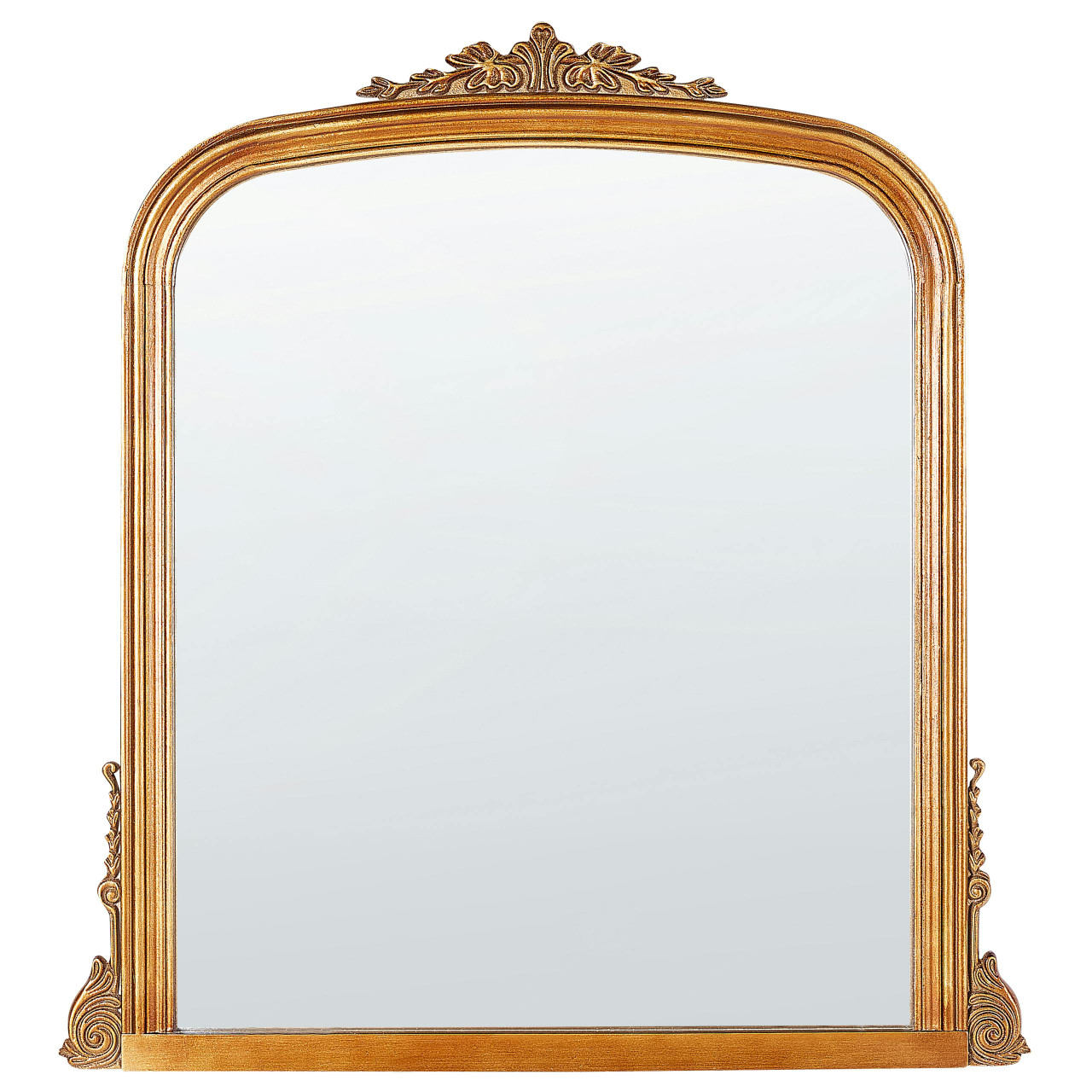 Espelho decorativo em arco Sussey ferro dourado
