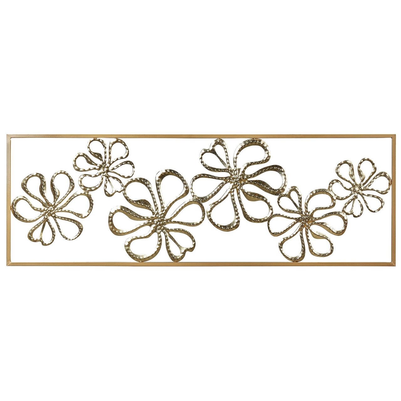 Decoração de parede Cerium em ferro dourado