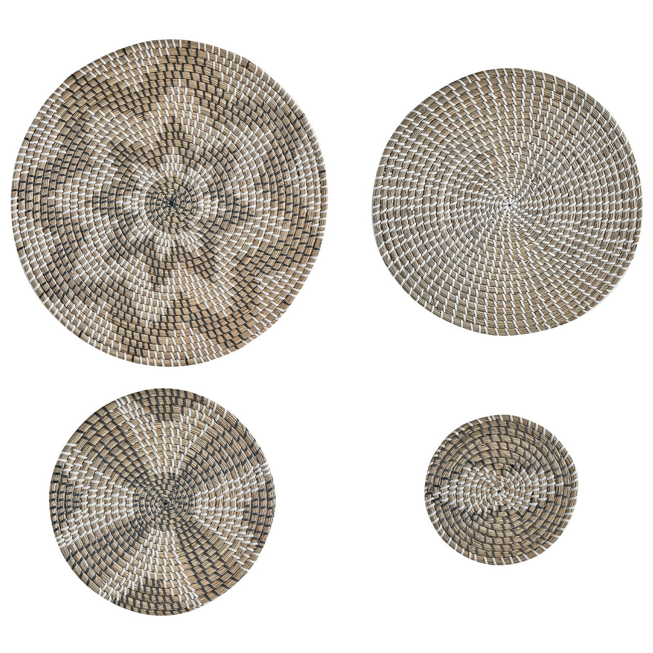 Decoração de parede Laocai em alga creme