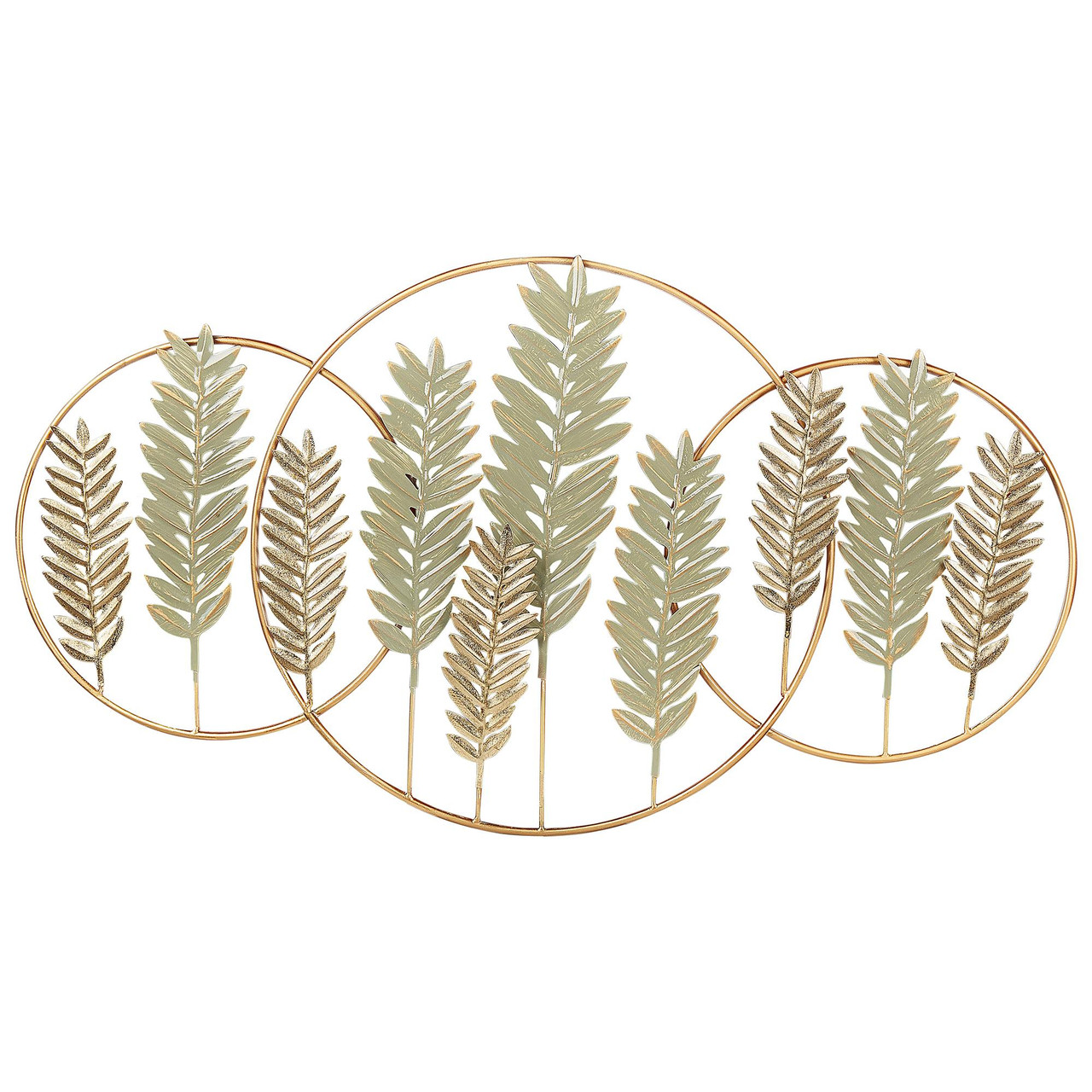 Decoração de parede Copernicium em ferro dourado