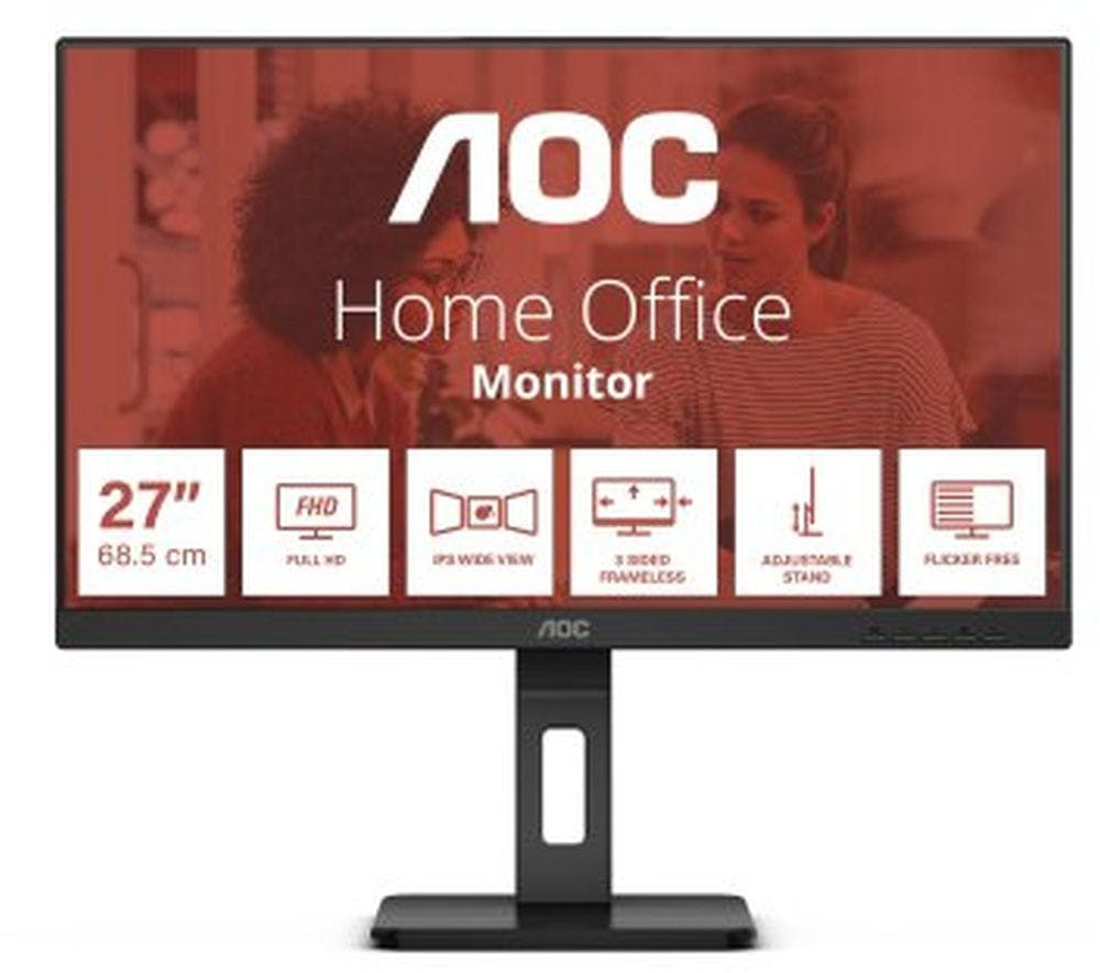 Monitor 27" IPS FHD 75Hz com Adaptive Sync e altifalantes