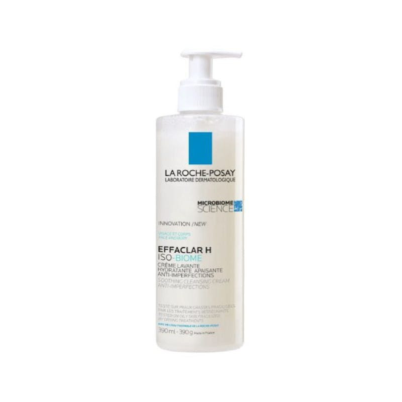 Creme De Limpeza La Roche Posay Effaclar H Iso-Biome (390 Ml